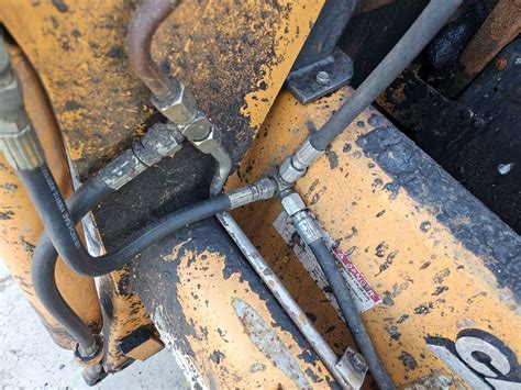 case skid steer bleeding hydraulic lines|case 1840 hydraulic hose problems.